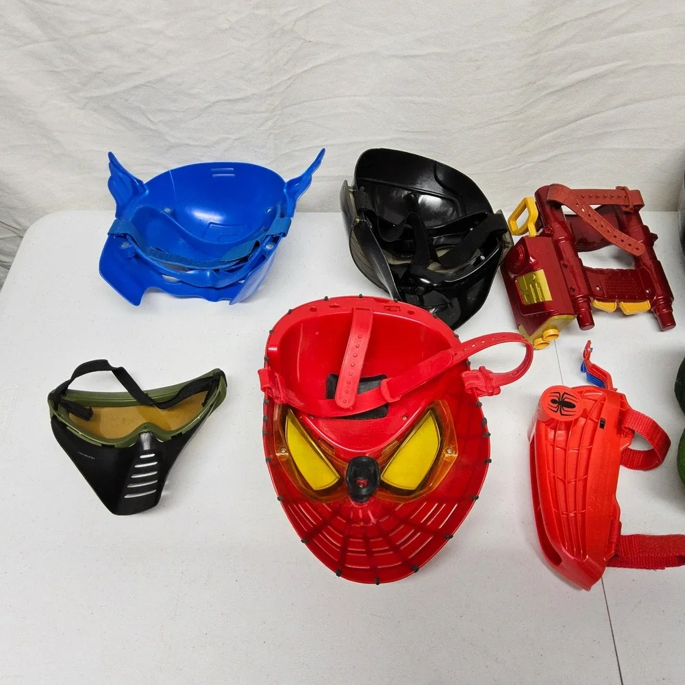 Marvel Star Wars Toy Mask Accessory Lot Kids Superhero Dress Up Pretend Play